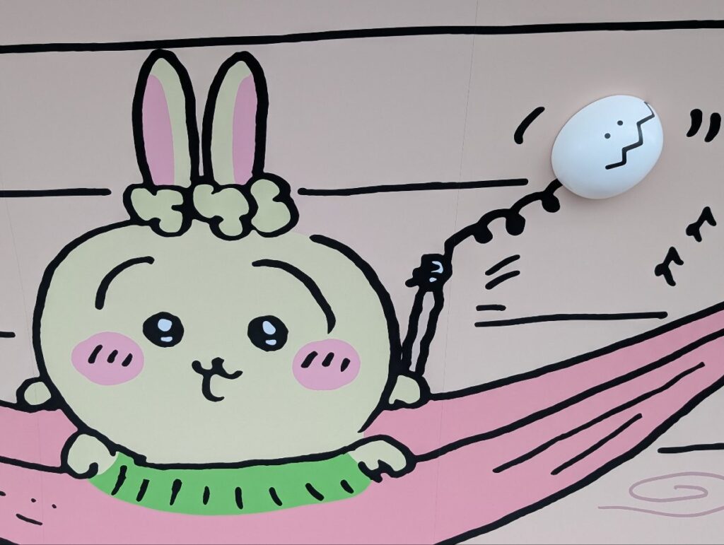 東京スカイツリー
展望回廊のちいかわコラボ（うさぎ）