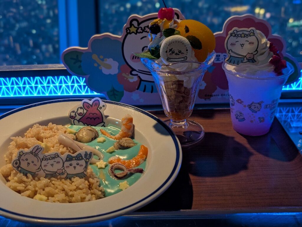 東京スカイツリー
ちいかわコラボ
カフェのコラボメニュー