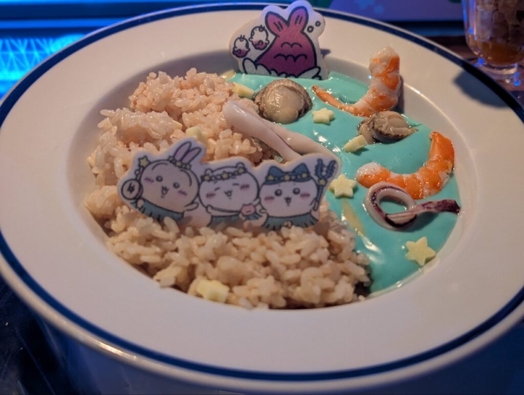 東京スカイツリー
ちいかわコラボ
スカイツリーカフェのシーフードカレー